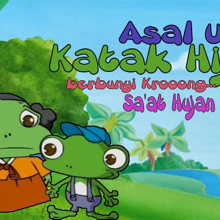 Dongeng Si Anak Katak Hijau Selalu Menangis Jika Turun Hujan