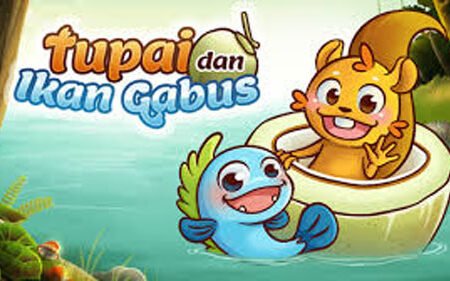 Dongeng Anak – Kisah Persahabatan Tupai Dan Ikan Gabus