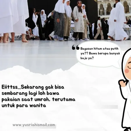 5 Rekomendasi Pakaian Umroh Wanita Sesuai Sunnah